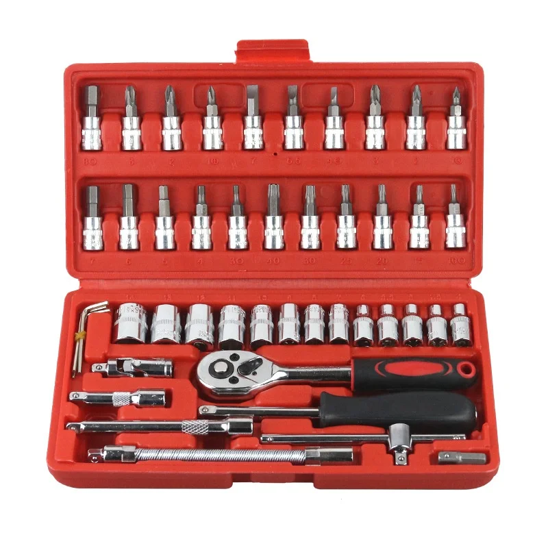 

multifunctional wrench socket set 46 pcs