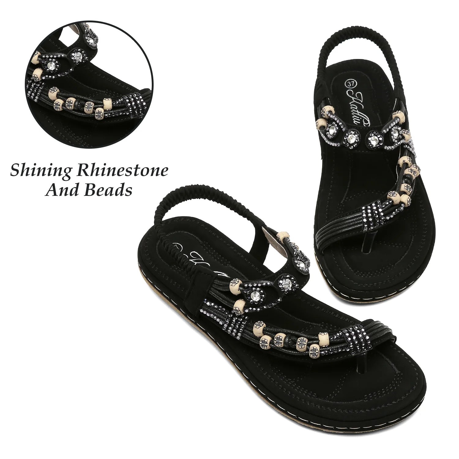

Designers Fashion Rope Flat Casual Ladies Channel Woman Sandal, 3 colors