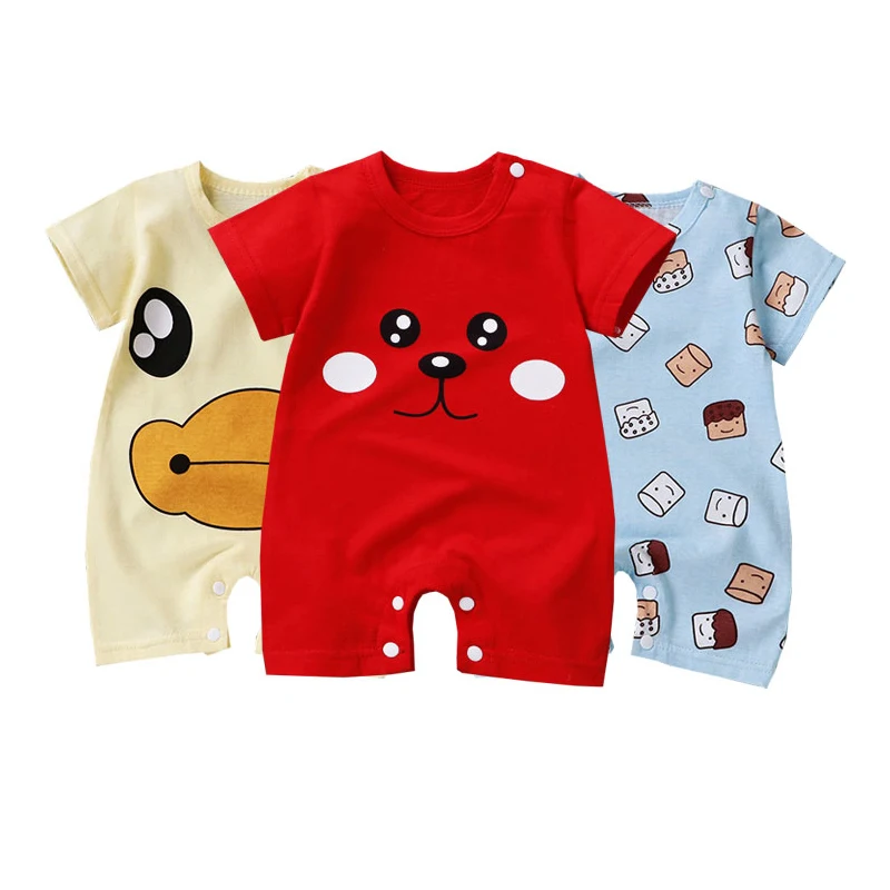 

OEM Wholesale Knitted Baby Bodysuit, Summer Girls' Baby Climbing Suit/