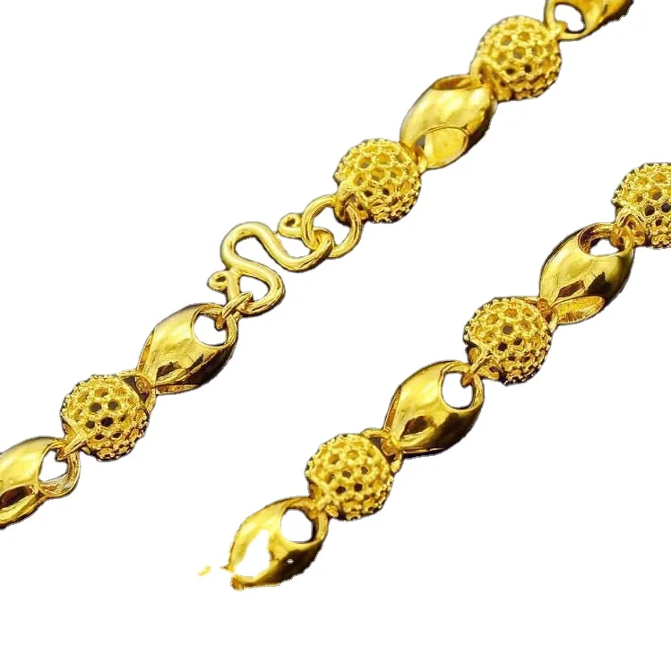 

Brass Gold-Plated Hollow Buddha Beads Hollow Beads Fashion Custom Gold-Plated Necklaces Direct Supply From Manufacturers