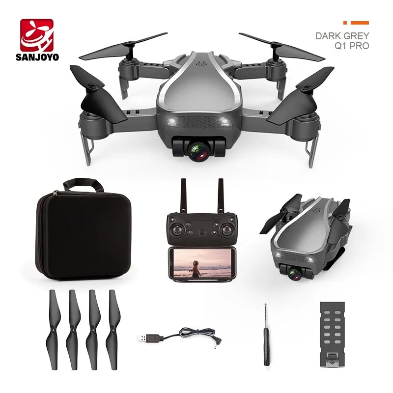 

Q1 Pro Optical Flow 4K HD Dual Camera Aerial Photography Folding Remote Control Quadcopter Drone