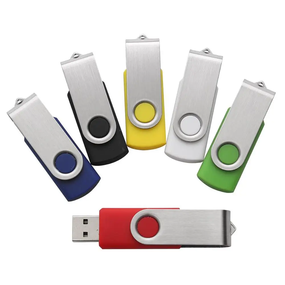 Wholesale best seller USB pen drive 4GB 8 GB 16 GB 32 GB64gb 128gb colorful swivel memorias usb small usb flash drive