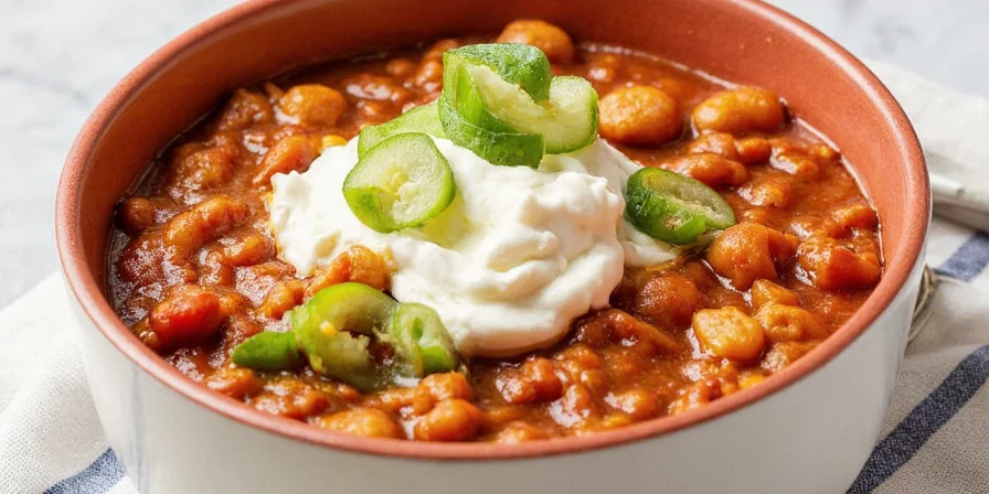 Caraway and Szechuan Pepper Cream Cheese Chili