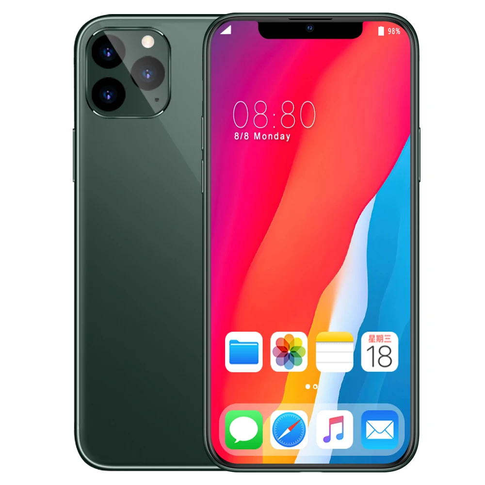 

i11 PRO 6.5Inch Mobile phones 13+32MP 12GB+512GB Face unlock phones 4G 5G Android 9.1 Smart Mobile phones, Black,white,pink, sliver