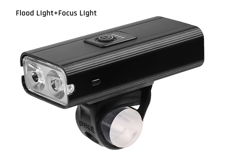 3 in 1 multifunctional Power bank USB rechargeable 1300lm 2 xml led bicycle front Light