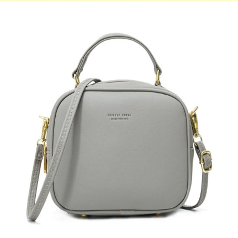 

Vintage Crossbody PU Leather Cell Phone Shoulder Bag Messenger Bags Fashion Daily Use For Women Wallet HandBags Shoulder Bags