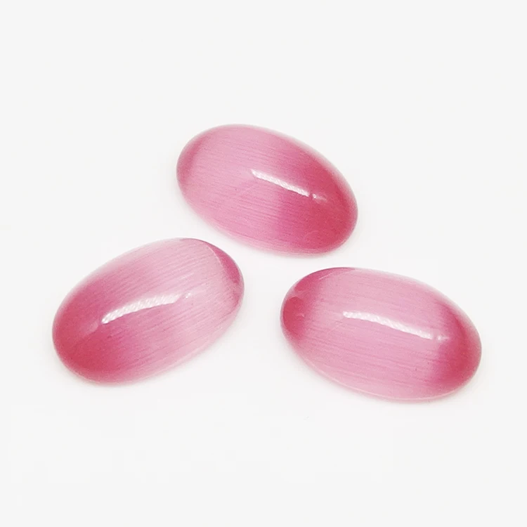 

Loose Gemstone Cabochon Synthetic Cats Eye Stone Price