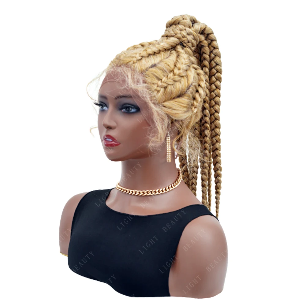 

Braided Wigs for Black Women cornrow braid lace wig short synthetic full lace for braided wigs, Picture