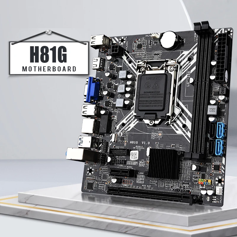 

OEM H81 Motherboard LGA1150 desktop computer motherboard DDR3 Dual channels 16GB mainboard