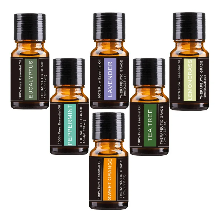 

China factory essentielle private label 100% pure distillation pure gift set skin care Moisturizing 10ml essential oil