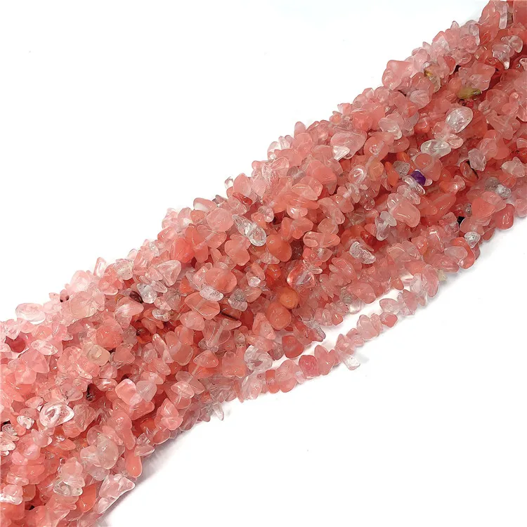 

Natural Watermelon Beads Irrgular Watermelon Chips Beads, Gemstone Chips Beads, 100% natural color