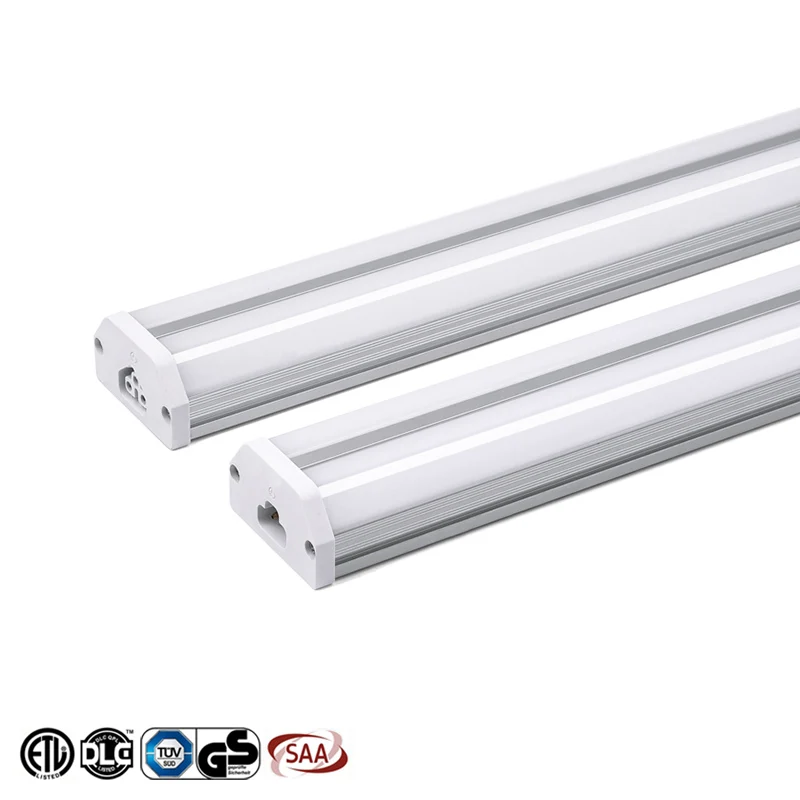 V Shape Dual Aluminum PC 30W 36W 1200MM Shop Double Casing Row Batten Light Fitting 8 feet T5 Led Tube Light Fixture