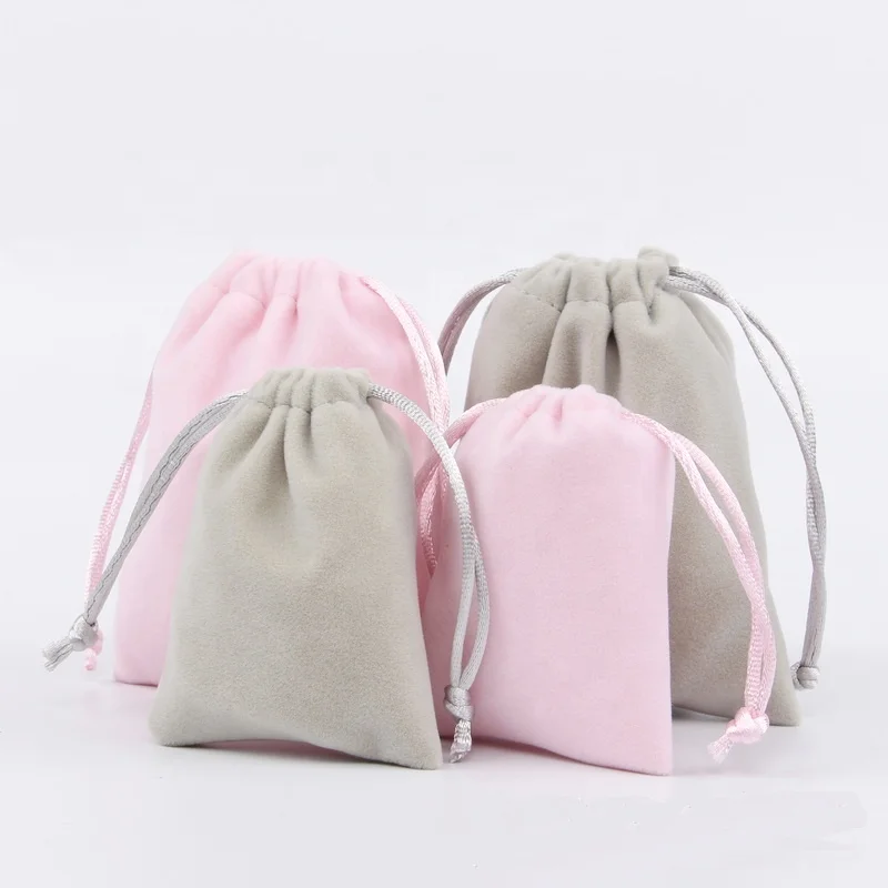 

Wholesale Custom Suede Jewelry Pouch Bag Drawstring Jewelry Packaging Bag Pouch