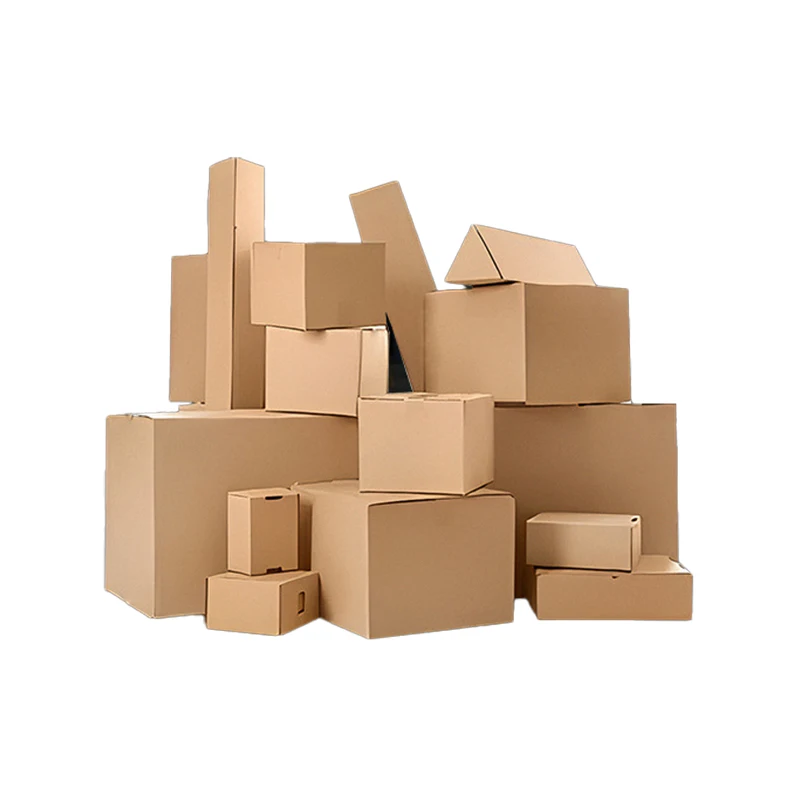 Custom Manufacturer's Small Shipping Corrugated Paper Box 2mm Thick Eflat Printed Logo Carton Packaging