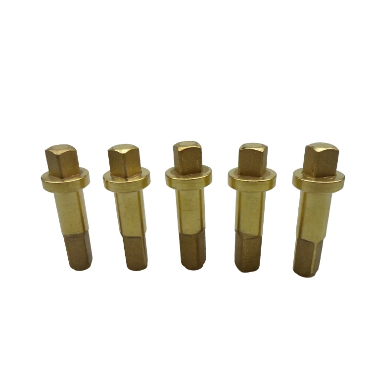 
China-made Gas cylinder connector Threaded brass Valve Rod Plugin bolt Plunger 