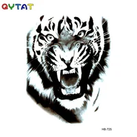 

Wholesale Man's Cool Temporary Tattoos Tiger For Body's Decoration