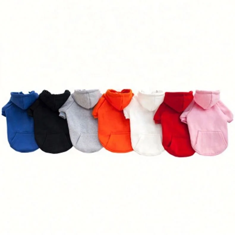 

Hooded Multicolor Pocket Pet Clothing, 7 colors