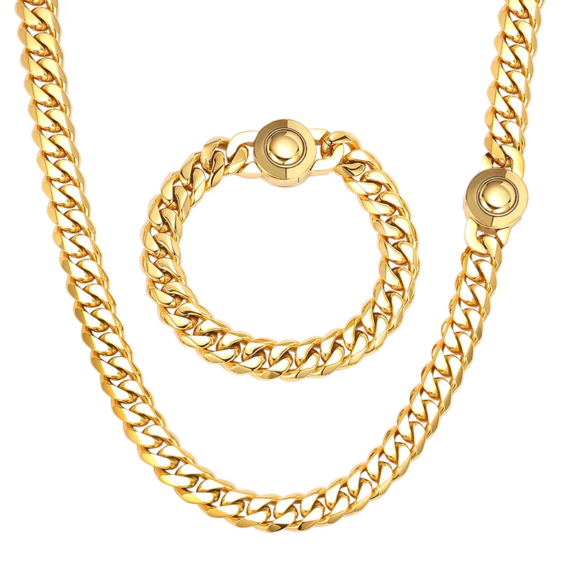 

Hotsale Curb Cuban Bracelet Link Chain Bracelets Bangle for Men Women Stainless Steel Jewelry