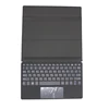 QWERTY layout 10.1 inch 2 in 1 tablet high-end leather pogo pins keyboard case for education project