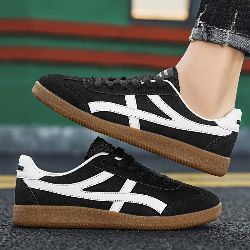 

High Quality new design men casual shoes rubber sole low cut outdoor walking style shoes for men