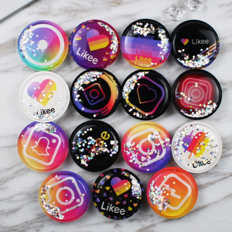 

Facebook Camera Quicksand Bracket Phone Holder Grip Phone Stand