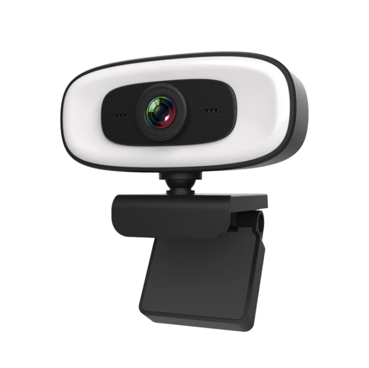 

HD 5mp webcam drive free three filling light pc webcam camara web 4k