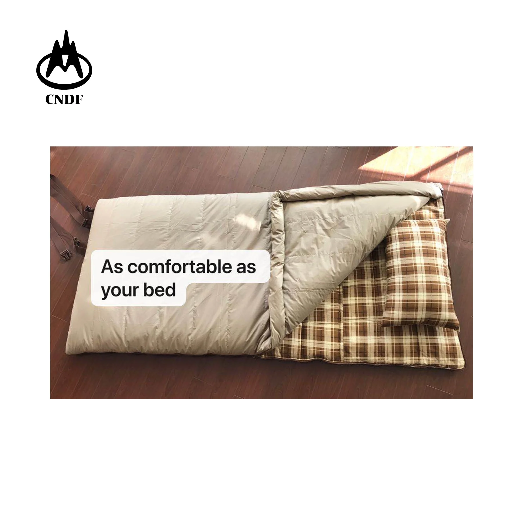 
The warmest and most comfortable sleeping bag, graphene heating, best design, down-cotton canvas, big size, water resistant 
