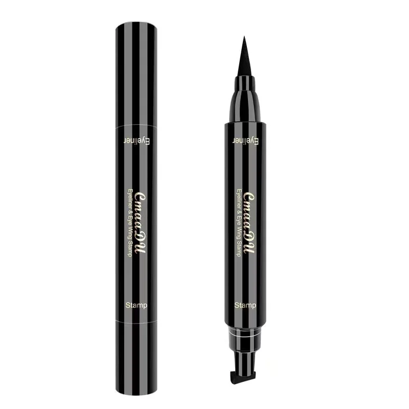 

Eye Cosmetic Tool Private Label Waterproof Double End Wing Seal Eyeliner, Black