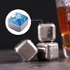 BPA Free Metal Reusable Stainless Steel Round Whiskey Stone Artificial Ice Cube