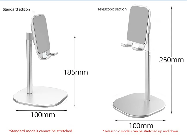 Telescopic Universal Adjustable Smart Cell Mobile Phone Stand Holder for Online Education