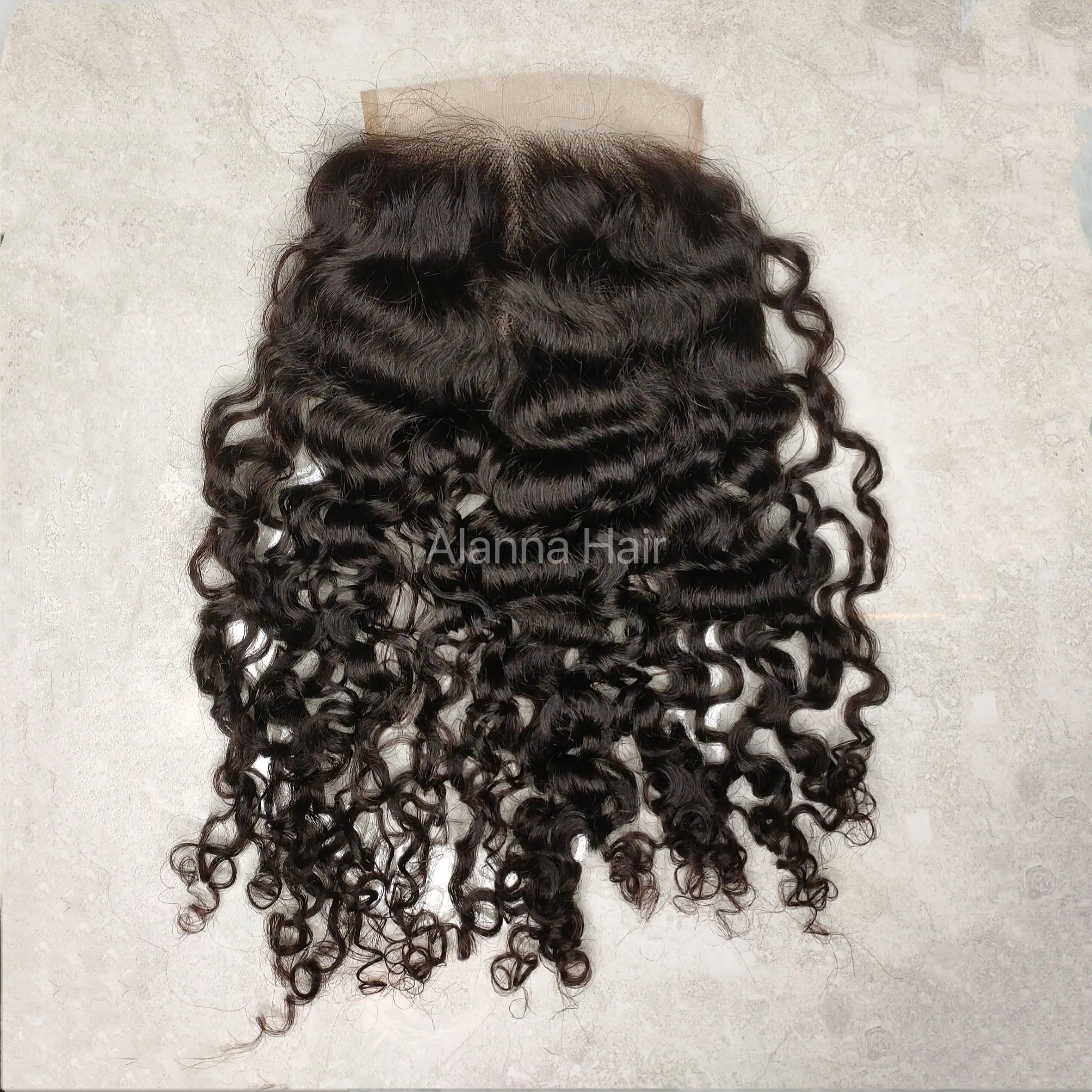 

Hot Selling Hd Transparent Swiss Lace Closure, 100% Raw Cambodian Curly Virgin Human Hair 6X6 Lace Closure With Big Stock