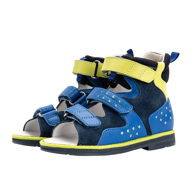 

Princepard Factory Direct Sale Orthopedic Shoes For Kids Leather Arch Support Orthopedic Children Sandals Shoes