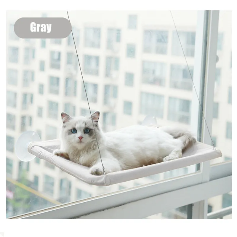 

Amazon Top Sell Hanging Window Rperch Elevated Washable Breathable Pet Kitten Cat Hammock Beds, Picture