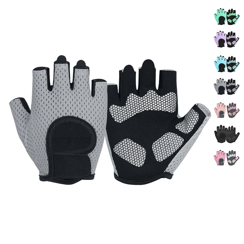 MKAS New Fashion Sport Workout Fitness Quality Custom Pink Sport Fans Gloves Outdoor for Gym Woman Workout Men Gym Gloves