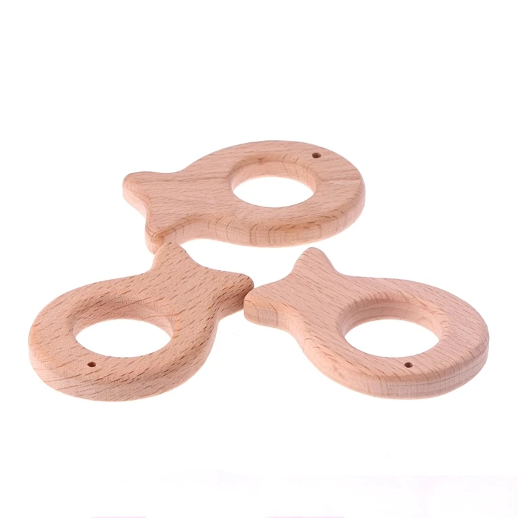 wooden teether shapes