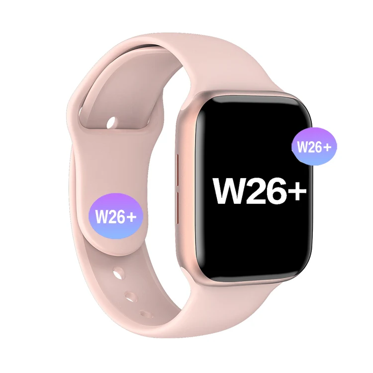 

Ser 6 Gold Ip8 Jav Watch Phone Long Life Battery Metal Band Pink Round Shape Water Proof Smart Watch Phone Smartwatch