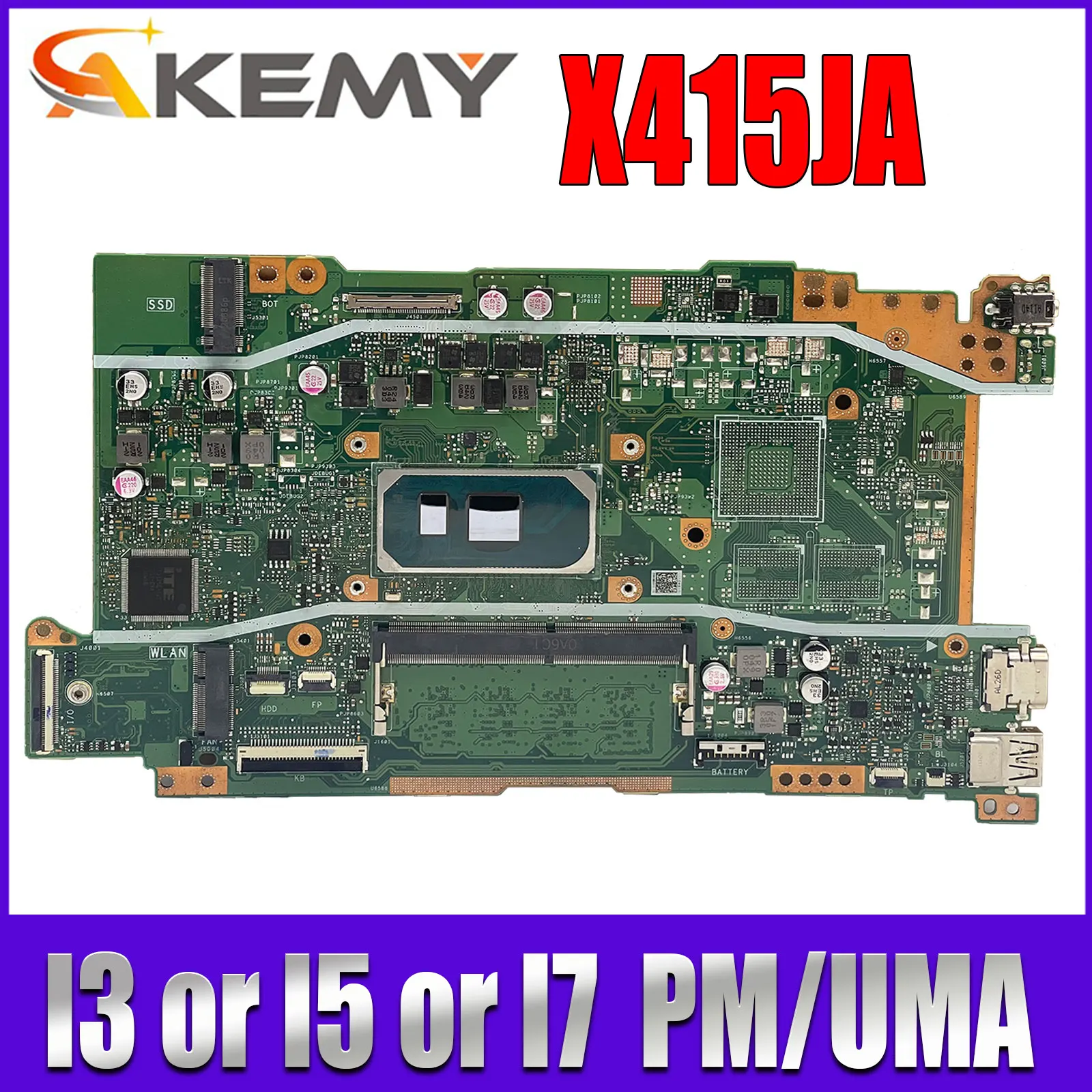 

V5200JA Mainboard X515JA X515JP X515JF X515JAB X415JA X415JP X415JF P1511CJA P1511CJP P1411CJA P1411CJP Laptop Motherboard