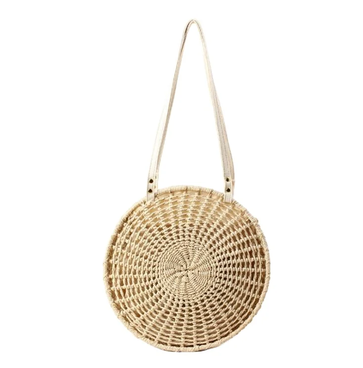 

Straw Bag Female 2021 Popular Woven Pear Beach Bag Handmade Rattan Bag