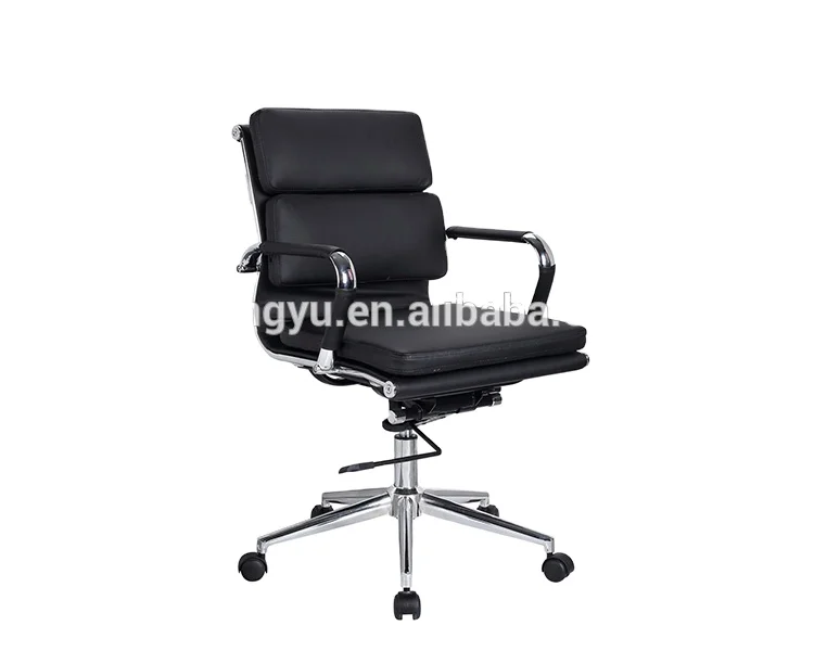 Factory Direct Sales luxury Low Back Soft Pad PU Leather Swivel Chair Office Chair