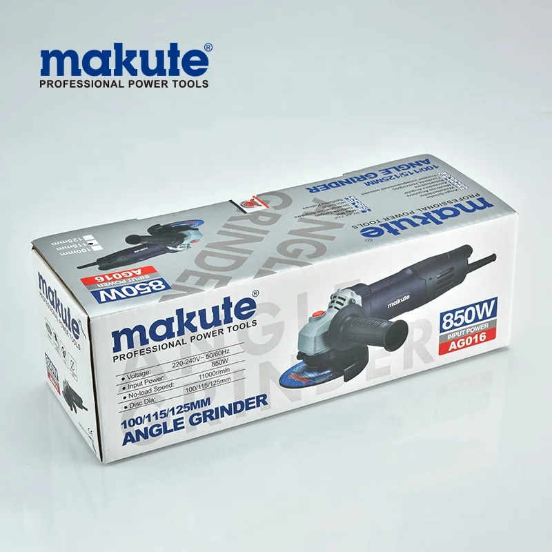 
MAKUTE professional power tools high quality angle grinder 100/115mm 850W AG016 