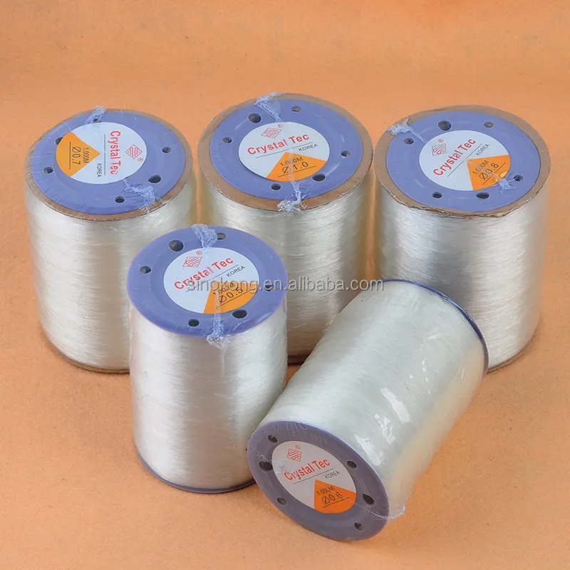 

Wholesale Strong Strength Crystal Fishing Line Silk Elastic Thread High Quality Accessories Bead Thread, White