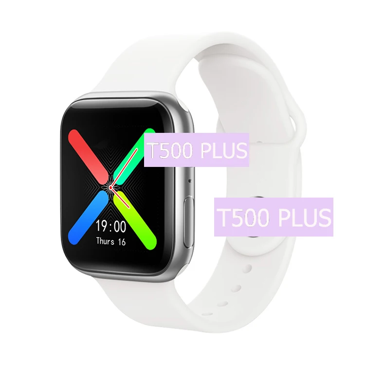 

T500 Plus 1.54 inch Series 6 Smart Watch Men Women Waterproof Heart Rate Blood Pressure Fitness Tracker T500 Plus Smartwatch