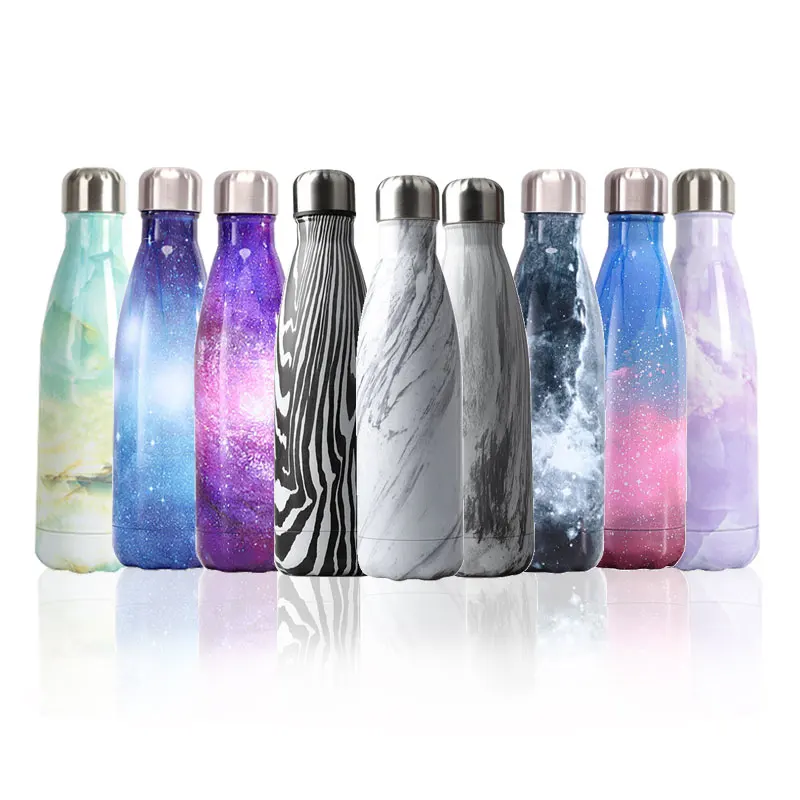 

BPA Free Stainless Steel Water Vacuum Cola Shaped Bottle Vacuum Flask, Yellow, green, blue, green, black,pink