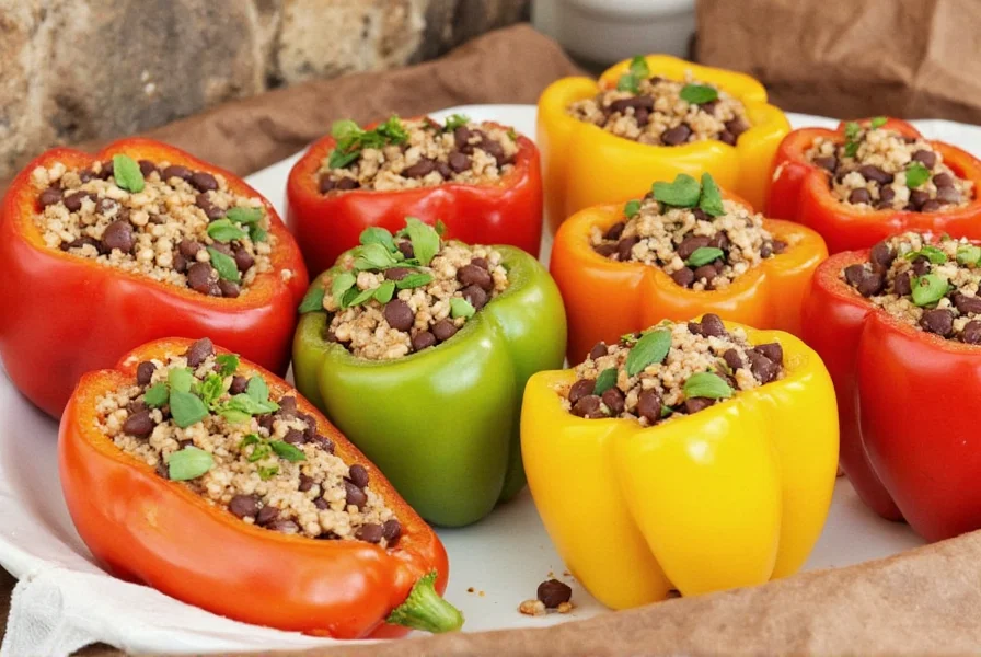 Comparison table of stuffed pepper products