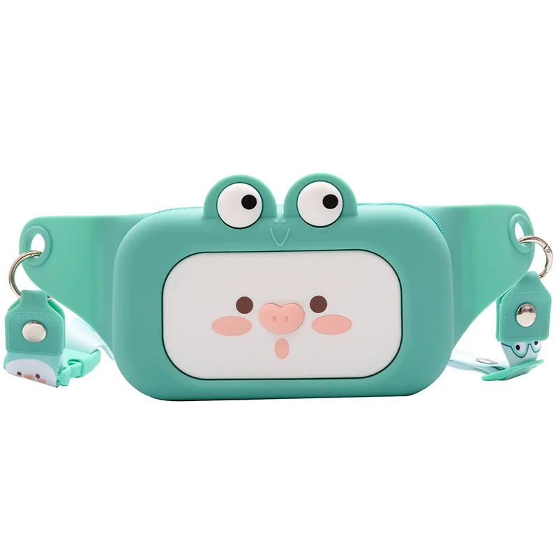 

Cute little bear silicone breast bag cross-body bag for girl with cartoon