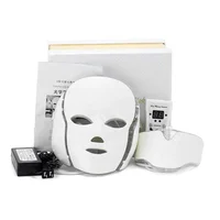 

7 Color LED Light Photon Therapy Facial Skin Care Mask LED Face Mask Massager Skin Care Rejuvenation Wrinkle Acne Removal