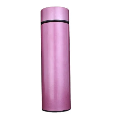 

Mikenda Metal Water Bottle Manufacturers direct 304 stainless steel business straight black insulation vacuum flask, Mix