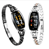 

2019 Best Sell H8 ladies Digital with real time blood pressure weather report sleep monitor women smart Watch