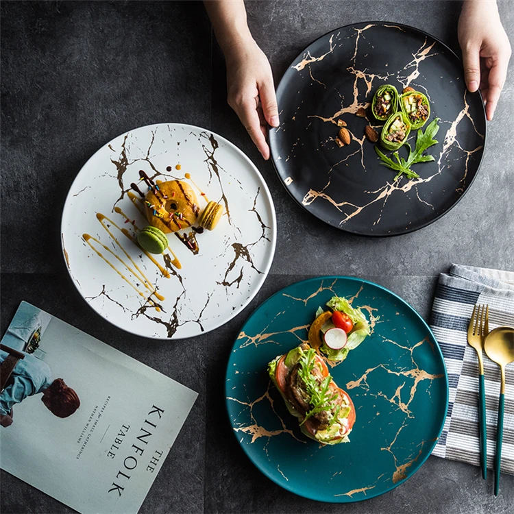 The latest design hotel used porcelain food dessert pasta serving plates .jpg