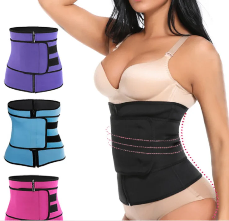 

Trimmer Belt Adjustable Weight Loss Wrap Sweat Workout Neoprene Back Belt Custom Women Slimming Waist Support Waist Trainer, Pink, black, sweat belt